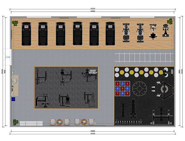 120平方健身房配置方案-广西jiuyou.com九游健身器材有限公司 120平方健身房配置方案-广西jiuyou.com九游健身器材有限公司