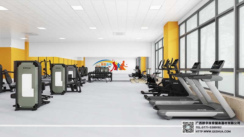 318m²企事业单位健身房 解决方案 318m²企事业单位健身房 解决方案